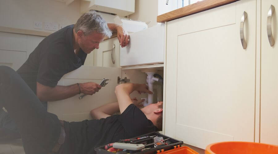 Professional burst pipe repair services in New Concord, KY